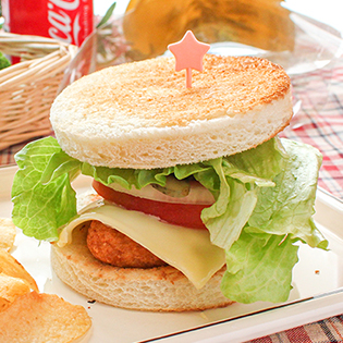 チキンナゲットバーガーの作り方