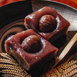 甘栗を使った栗蒸し羊羹の作り方
