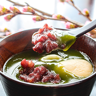抹茶ぜんざいの作り方
