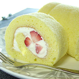 いちごのロールケーキの作り方