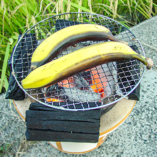焼きバナナアイスの作り方