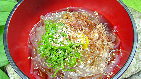 酢醤油のところてん