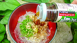 酢醤油のところてん