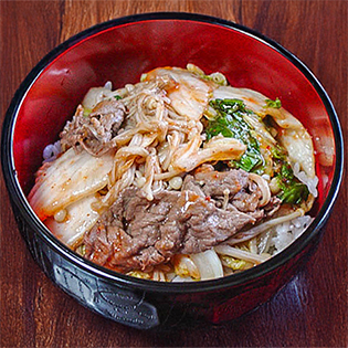 牛キムチ丼の作り方