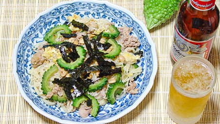 ゴーヤー素麺チャンプルー