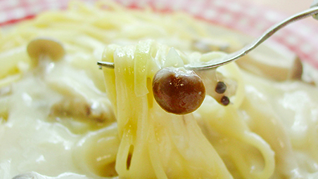 シチューのルーで作るクリームパスタ