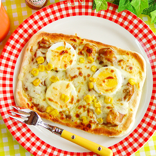 ピザ(カレー)の作り方