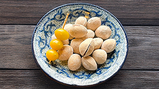 銀杏を器に盛った様子