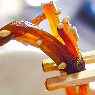 さつまいものつるの飴煮の作り方
