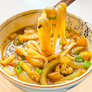 カレーうどんの作り方(かえしで作る場合)