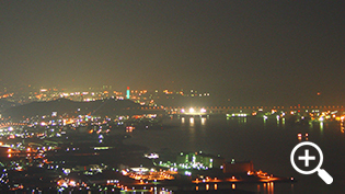 夜景の美しい休暇村讃岐五色台