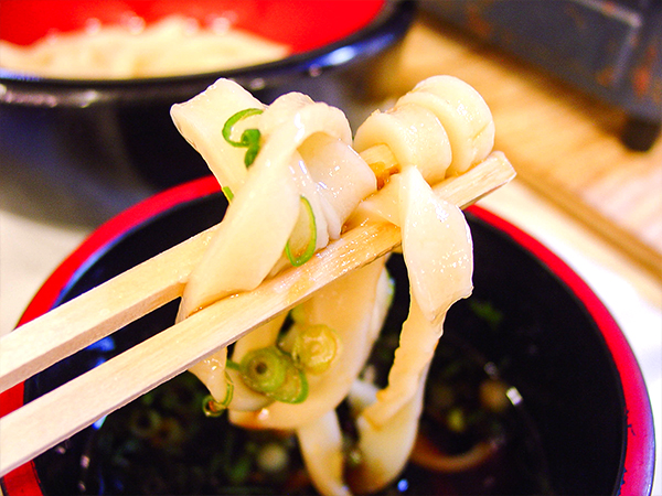 讃岐うどんの手打ち手順(9):食す