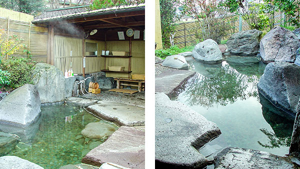 湯布院「夢想園」の家族露天風呂