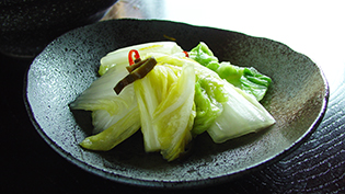 お皿に盛る