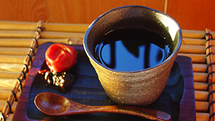 梅醤番茶の完成