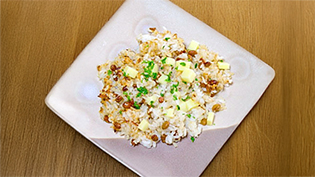 炒めない納豆チャーハン