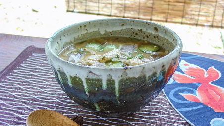 いりこで作る冷や汁