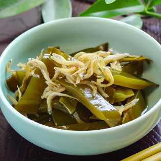 茎わかめの酢の物の作り方