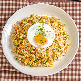 ヘルシーそば飯の作り方