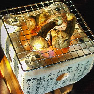 焼き松茸の作り方