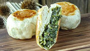 野沢菜のおやき