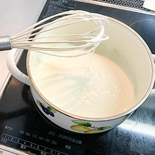 ダマにならないホワイトソースの作り方